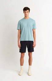 Men's Heavyweight Long Staple Cotton T-shirt In Blue