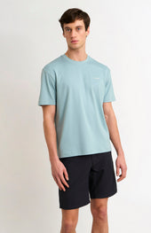 Men's Heavyweight Long Staple Cotton T-shirt In Blue