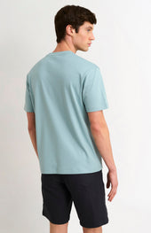 Men's Heavyweight Long Staple Cotton T-shirt In Blue