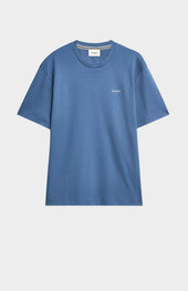 Men's Heavyweight Long Staple Cotton T-shirt In Sky Blue