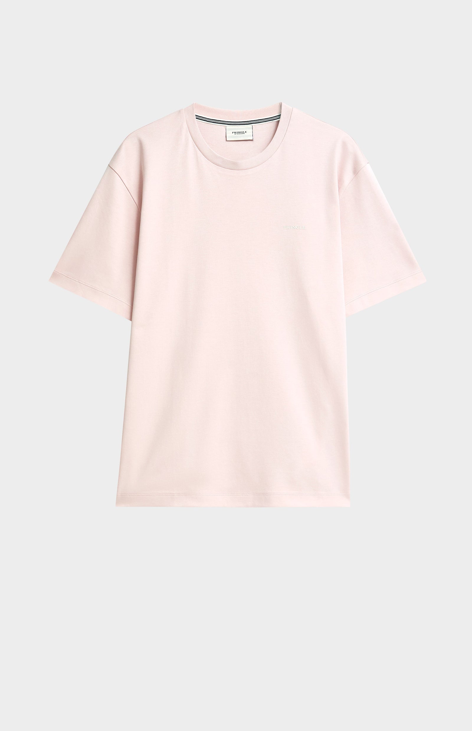 Men's Heavyweight Long Staple Cotton T-shirt In Dusty Pink