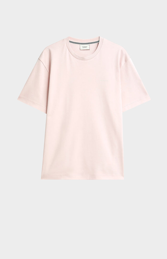 Men's Heavyweight Long Staple Cotton T-shirt In Dusty Pink