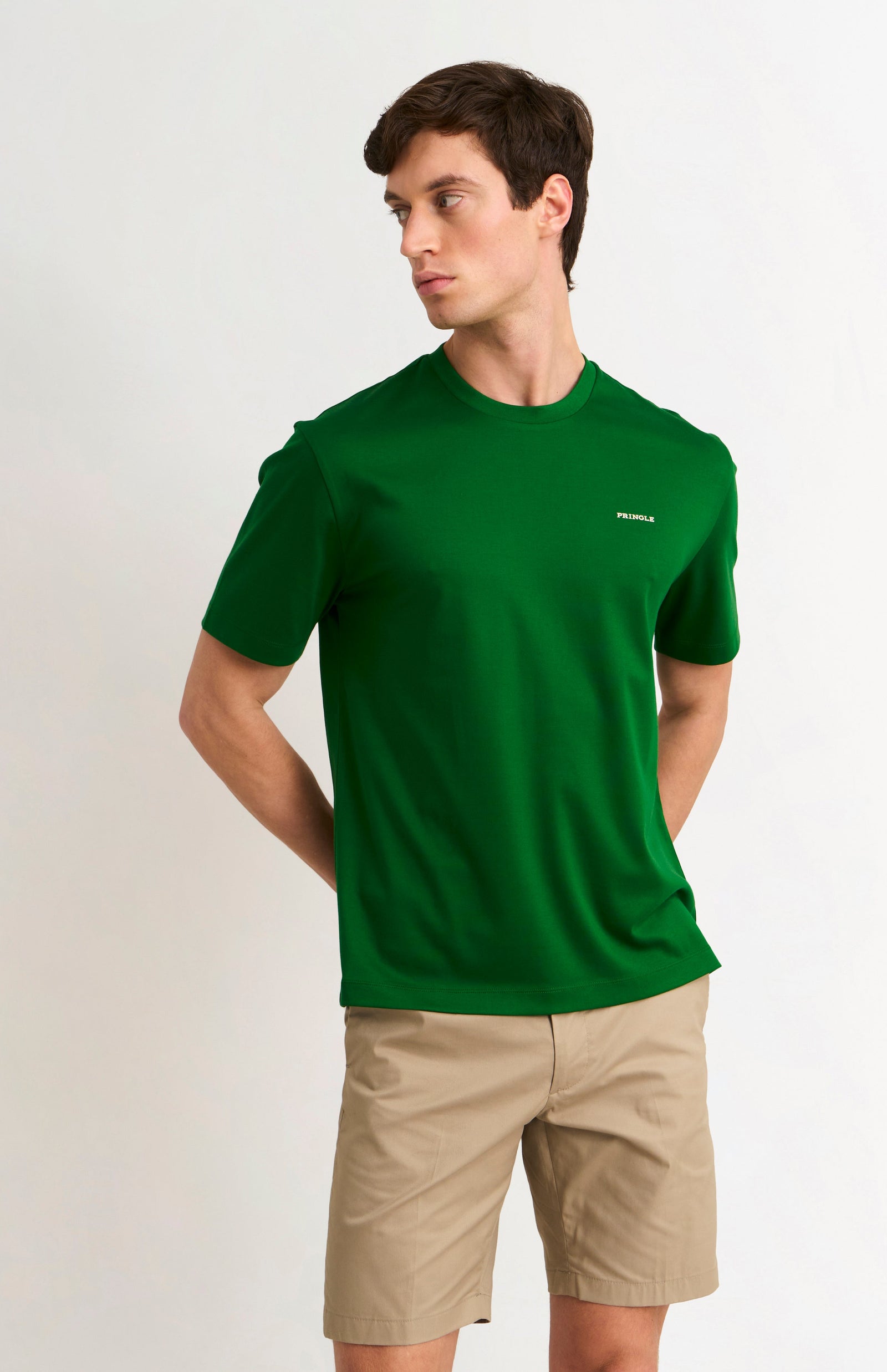 Men's Heavyweight Long Staple Cotton T-shirt In Bright Green