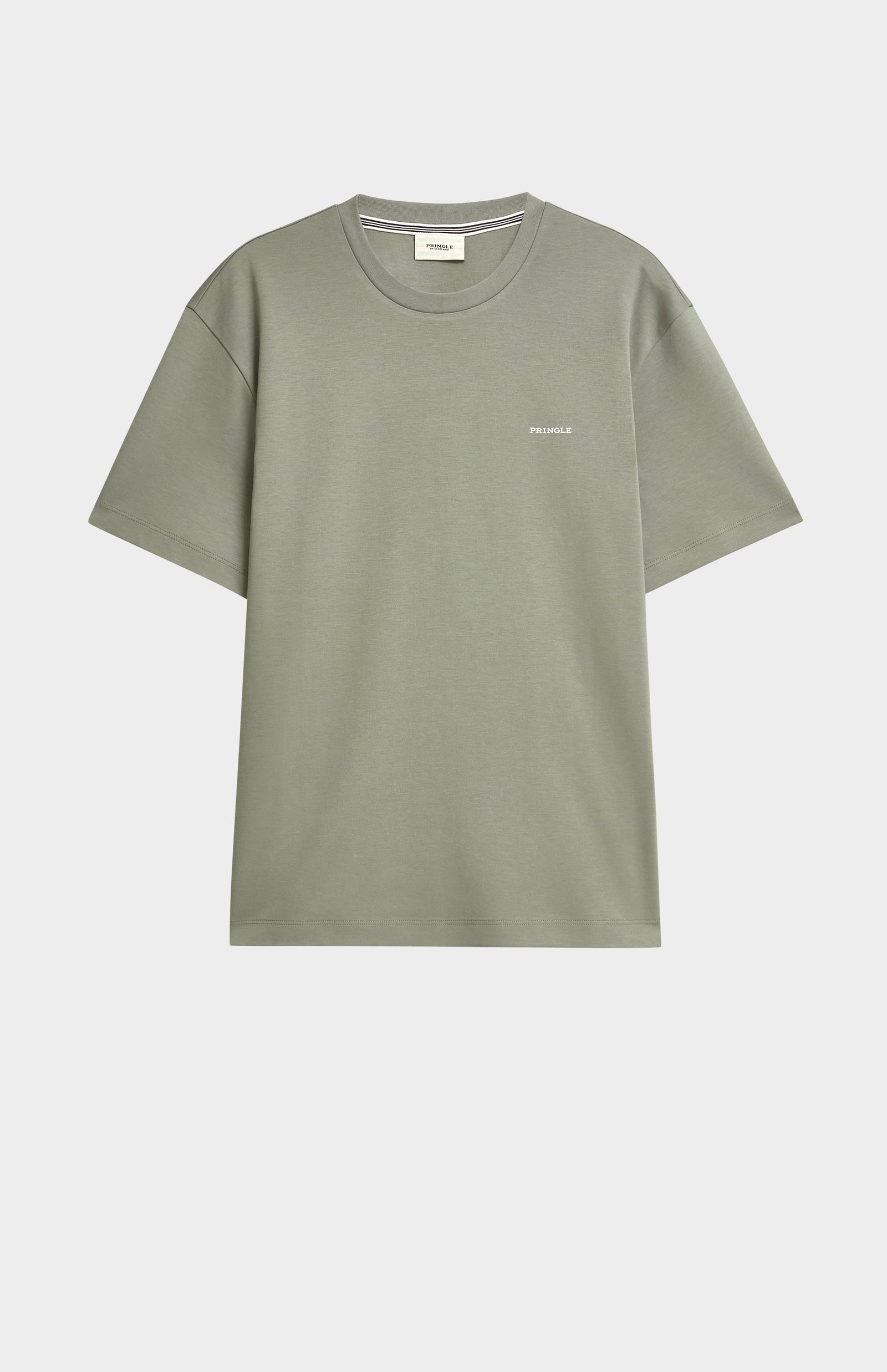 Men's Heavyweight Long Staple Cotton T-shirt In Sage Green