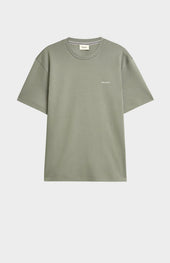 Men's Heavyweight Long Staple Cotton T-shirt In Sage Green