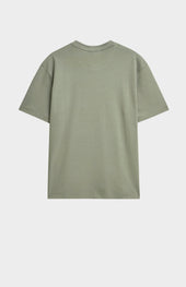 Men's Heavyweight Long Staple Cotton T-shirt In Sage Green