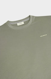 Men's Heavyweight Long Staple Cotton T-shirt In Sage Green