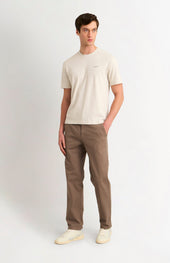 Men's Heavyweight Long Staple Cotton T-shirt In White