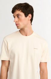 Men's Heavyweight Long Staple Cotton T-shirt In Ecru