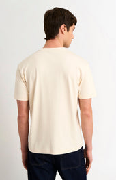 Men's Heavyweight Long Staple Cotton T-shirt In Ecru