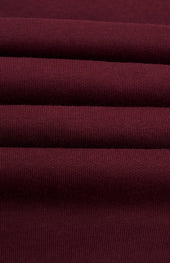 Men's Quarter Zip Track Jacket In Burgundy