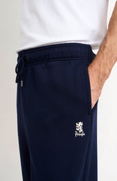 Men's Track Pants with Lion logo In Navy Blue