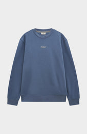 Men's Crew Neck Sweatshirt In Bering Sea Blue