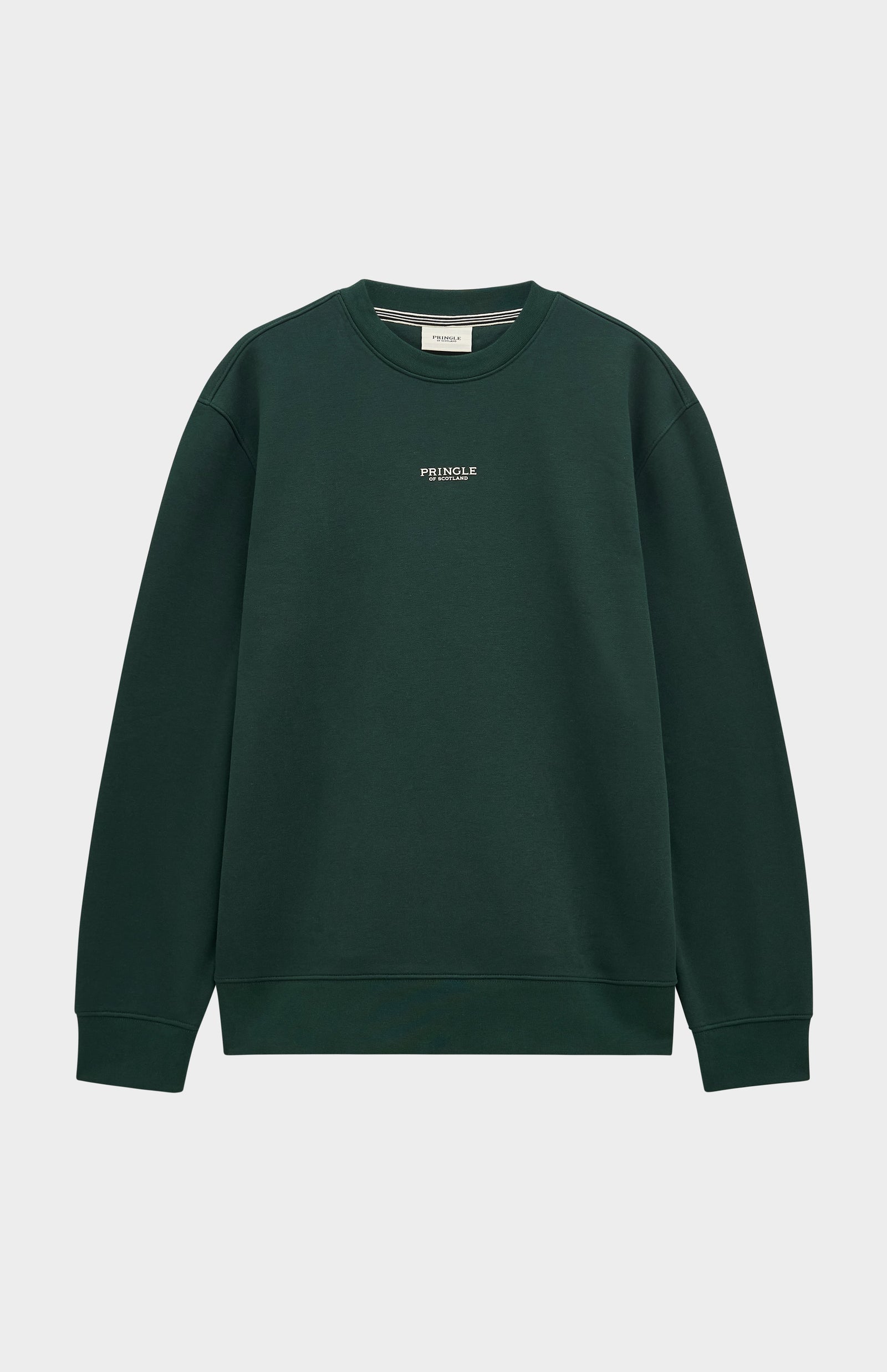 Men's Crew Neck Sweatshirt In Pine Green