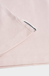 Men's Cotton Pique Polo Shirt In Dusty Pink