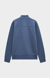 Men's Qtr Zip Track Jumper In Bearing Sea Blue