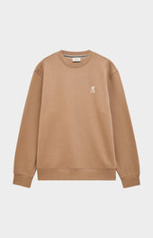 Men's Crew Neck Sweatshirt In Mushroom