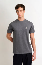 Men's Mid-weight Supima Cotton T-shirt In Charcoal