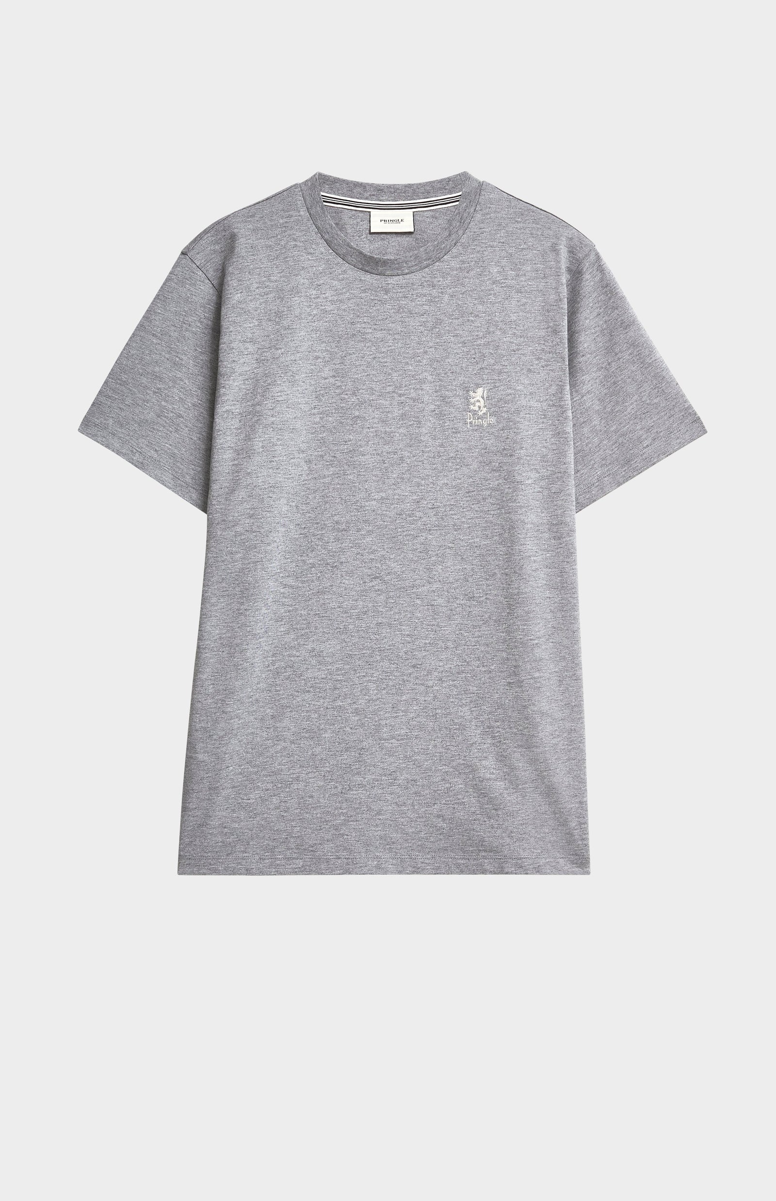 Men's Mid-weight Supima Cotton T-shirt In Grey Melange