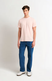 Men's Mid-weight Supima Cotton T-shirt In Dusty Pink
