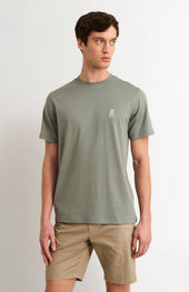 Men's Mid-weight Supima Cotton T-shirt In Sage Green