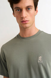 Men's Mid-weight Supima Cotton T-shirt In Sage Green