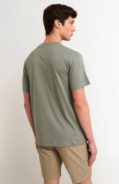 Men's Mid-weight Supima Cotton T-shirt In Sage Green