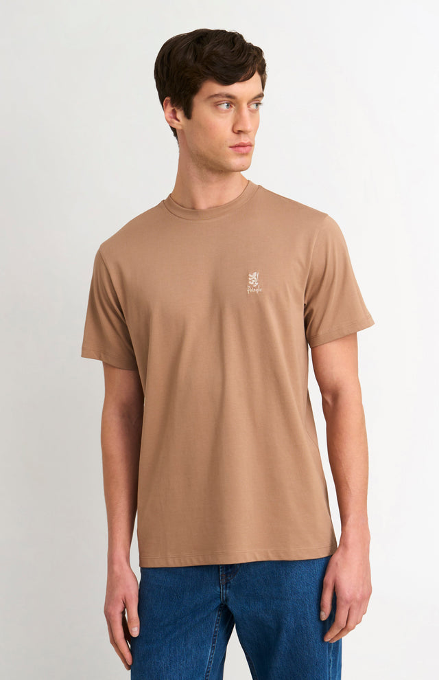 Men's Mid-weight Supima Cotton T-shirt In Mushroom