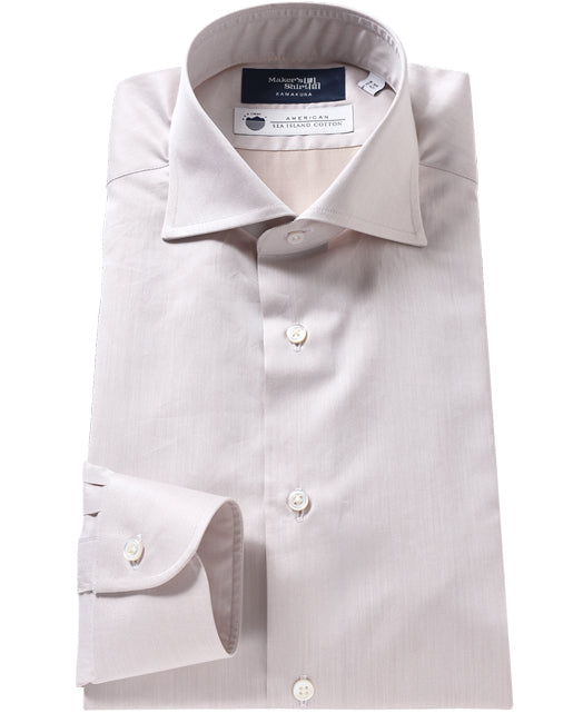 Tokyo Slim Fit Italian Spread Twill Sea Island Cotton