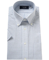 Short Sleeve Shirt - Button Down Seersucker