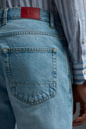 Cotton Indaco "Chiaja" Denim
