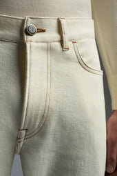 Comfort Cotton White "Chiaja" Denim