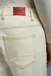 Comfort Cotton White "Chiaja" Denim