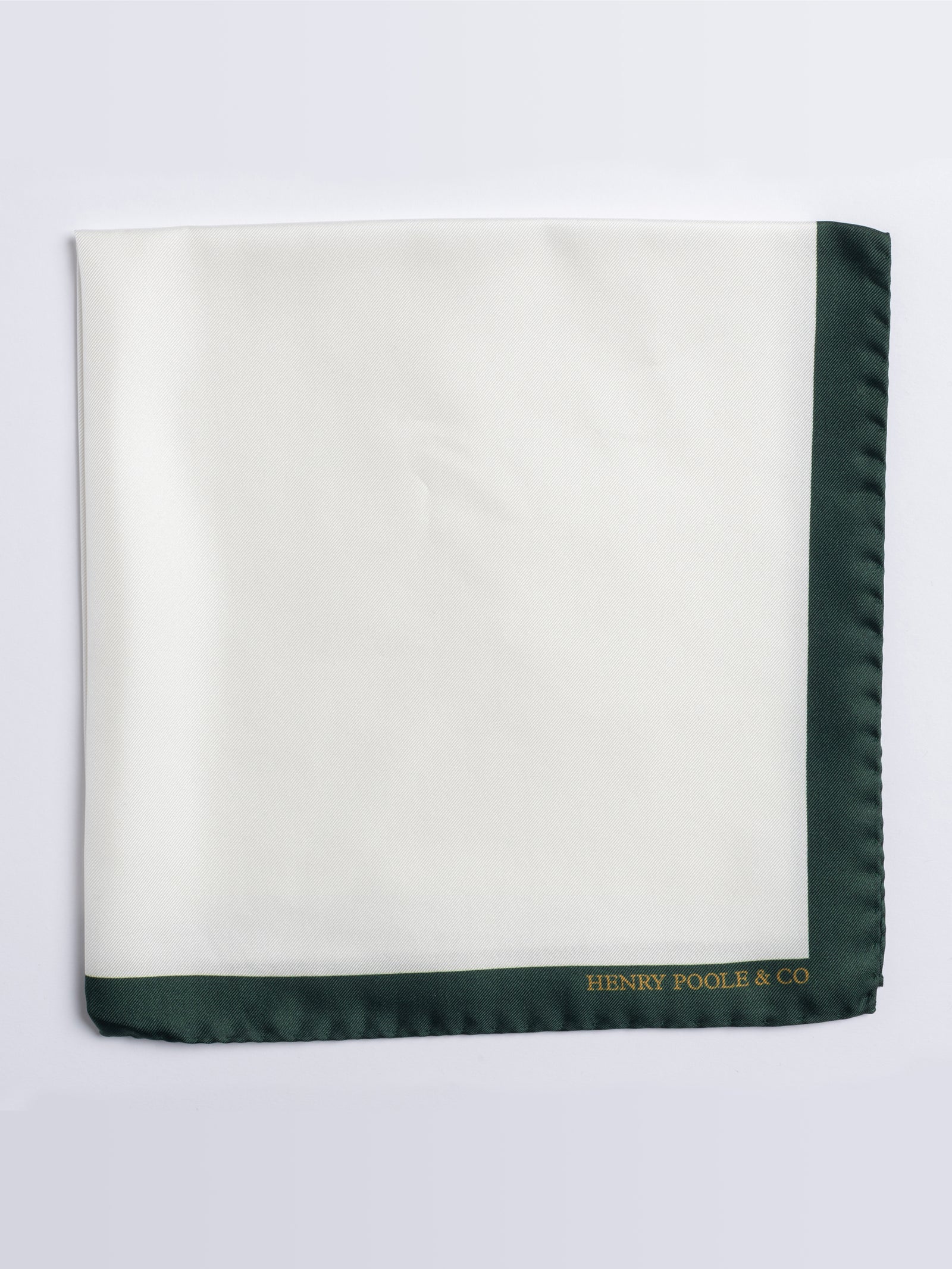 Ivory with green pocket square