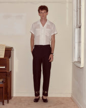 Pointer Side-Buckle Trousers