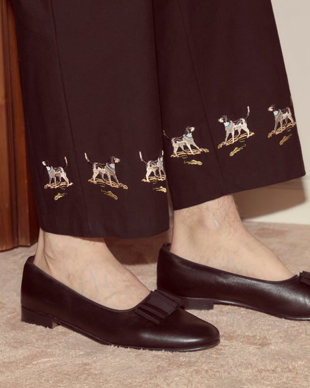 Pointer Side-Buckle Trousers