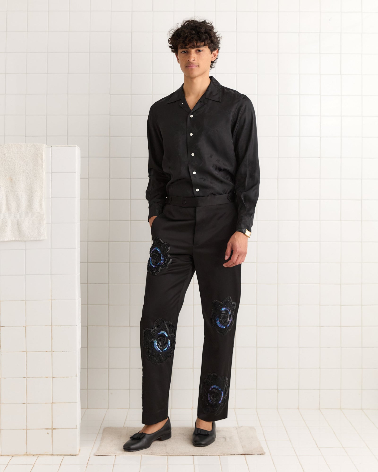 Poppy Suiting Trousers - Black