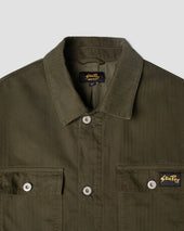Pork Chop Jacket (Olive Herringbone)