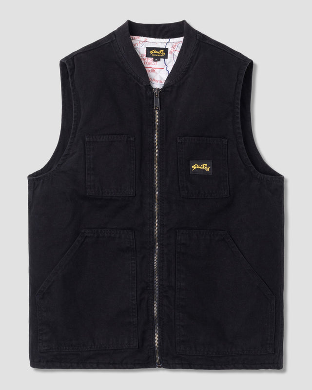 Pork Chop Vest (Washed Black Duck)