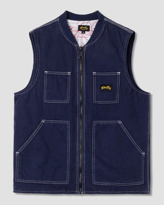 Pork Chop Vest (Washed Navy)