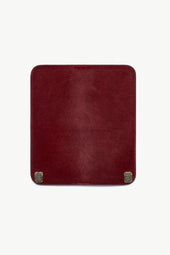 Pouch In Leather And Suede