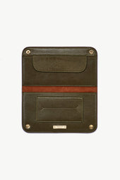 Pouch In Leather And Suede