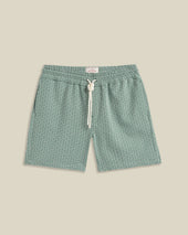 PORTUGUESE TILE SHORTS - GREEN