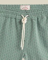 PORTUGUESE TILE SHORTS - GREEN