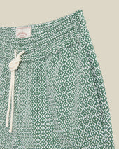 PORTUGUESE TILE SHORTS - GREEN