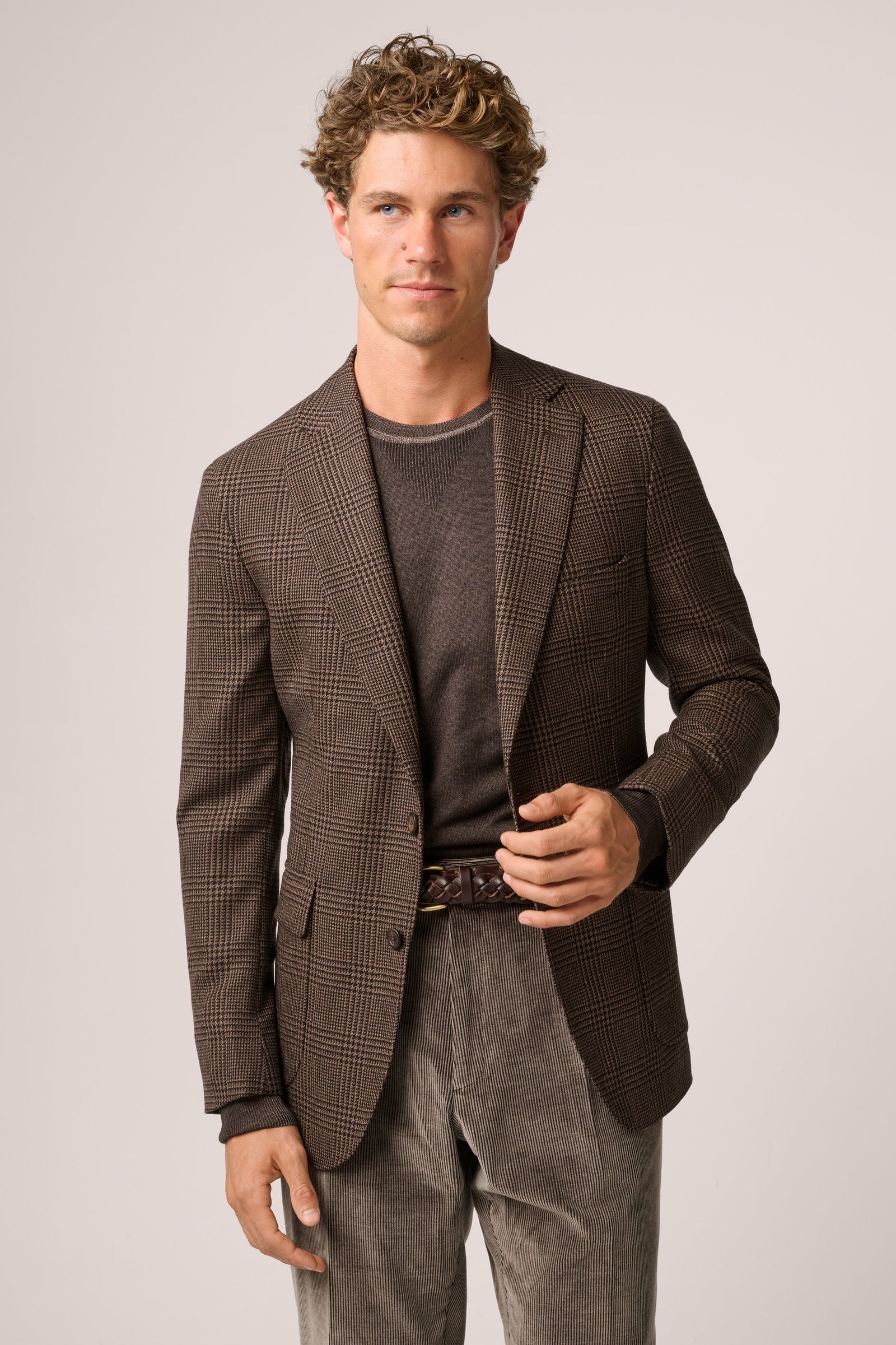 Apollo Blazer Wool And Cashmere Prince Of Wales