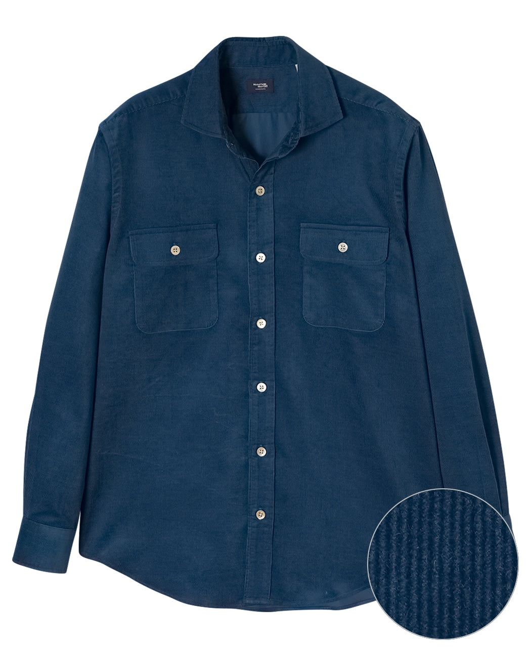 Tokyo Fit Casual Corduroy Shirt Spread Double Pocket