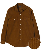 Tokyo Fit Casual Corduroy Shirt Spread Double Pocket