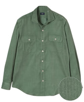 Tokyo Fit Casual Corduroy Shirt Spread Double Pocket