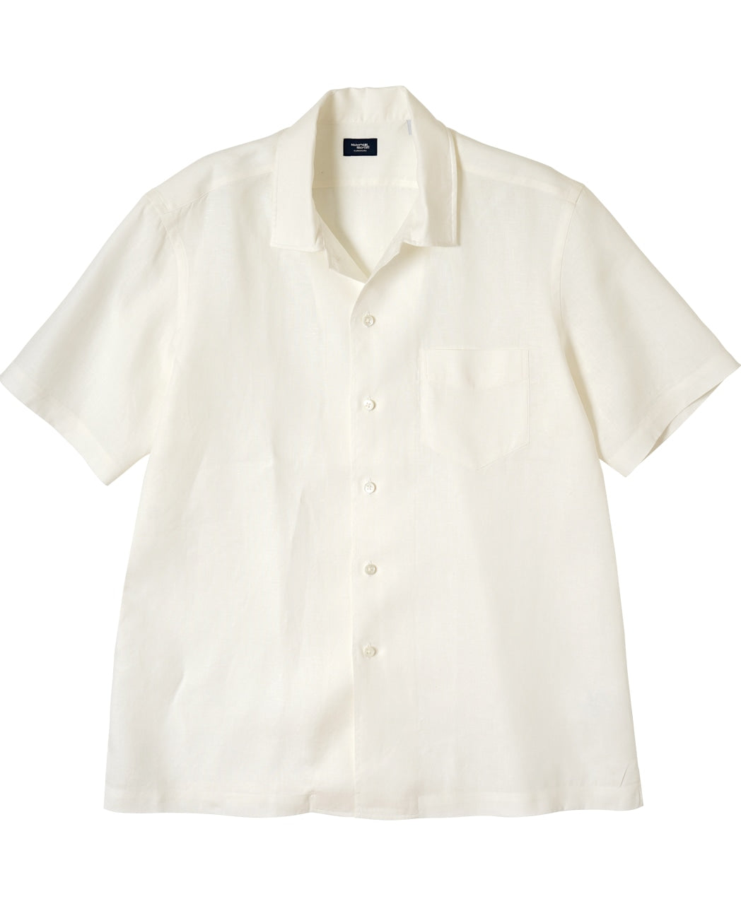 Short Sleeve Shirt Casual Spread Linen